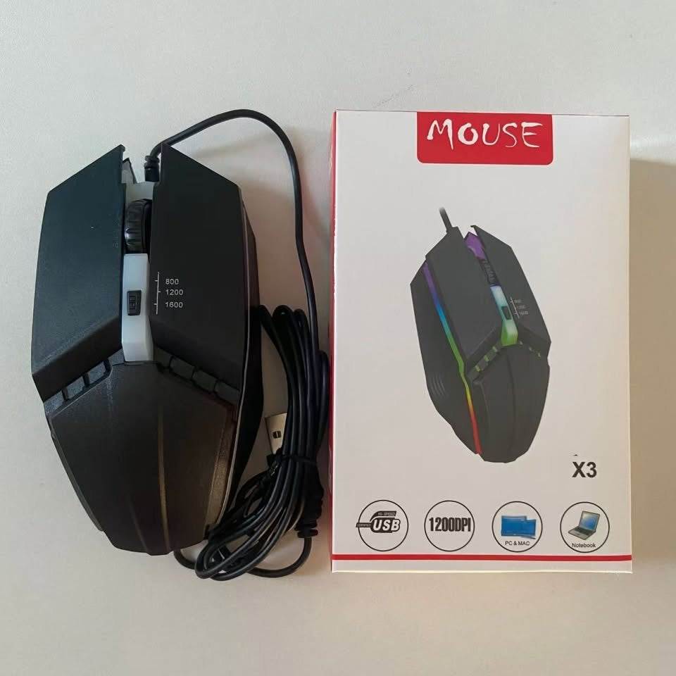Mouse Gamer Alambrico Conexion Usb Lxx3